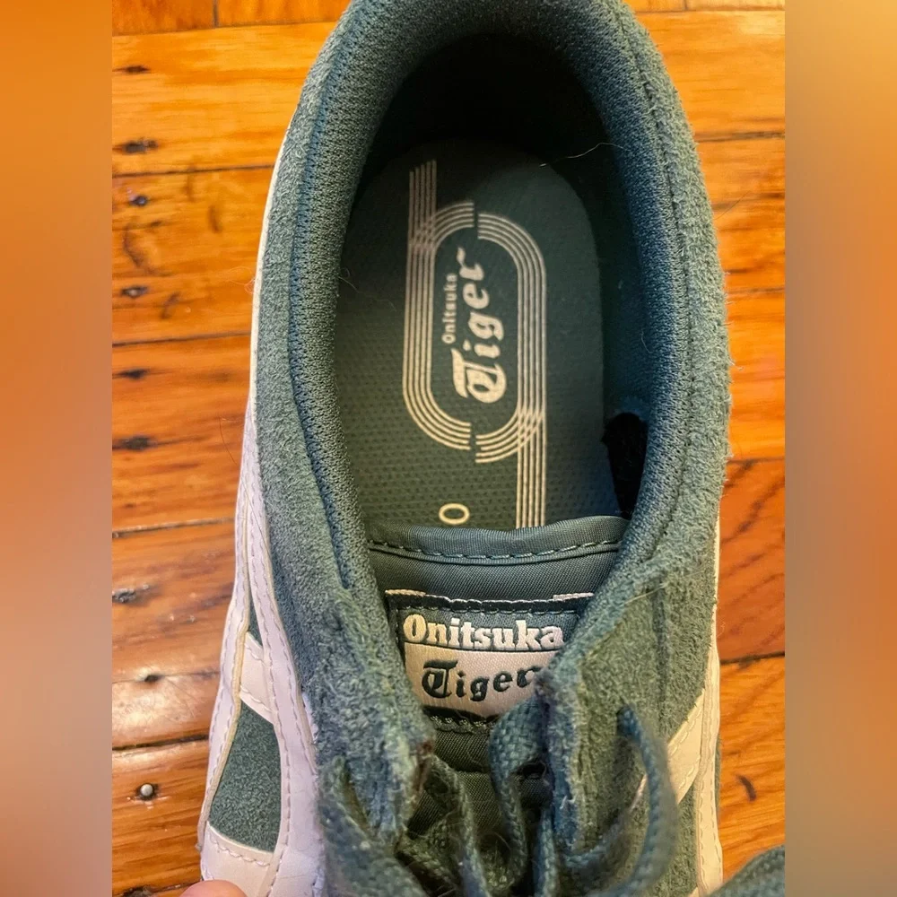 Madewell X Onitsuka Tiger™ Mexico Delegation sneakers green suede, size 10.5 - Picture 5 of 10